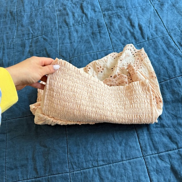 NWT Winston White Eyelet Strapless Top Size Large - Picture 4 of 9